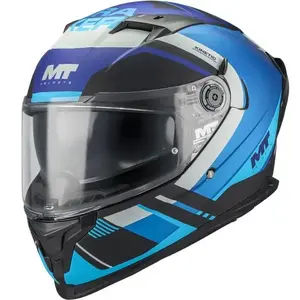 MT Helmets Braker SV Inception B7 černo-modro-šedá - S - 55-56 cm obraz