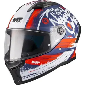MT Helmets Integrální helma Stinger 2 Rocket C17 matná modro-červeno-šedá - XS - 53-54 cm obraz