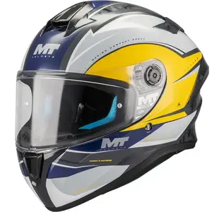 MT Helmets Targo S Outside C3 šedo-žluto-modrá - XS - 53-54 cm obraz