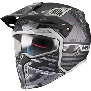 MT Helmets Modulární helma Streetfighter SV S Belic B2 matná černo-šedá - XS - 53-54 cm obraz