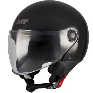 MT Helmets Otevřená helma motorku Street S Pure A1 černá - S - 55-56 cm obraz