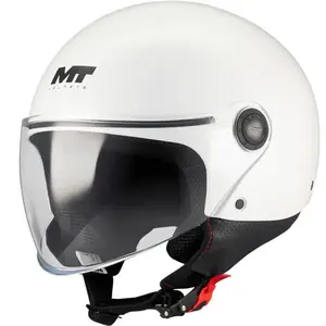 MT Helmets Otevřená helma Street S Pure A0 bílá - XS - 53-54 cm obraz