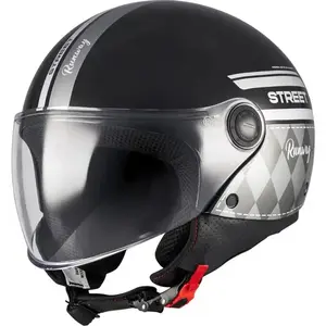 MT Helmets Otevřená helma Street S Runway B2 černo-šedá - XS - 53-54 cm obraz