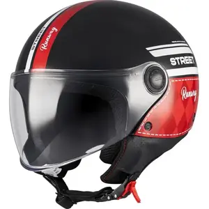 MT Helmets Otevřená helma Street S Runway B5 černo-červená - XS - 53-54 cm obraz