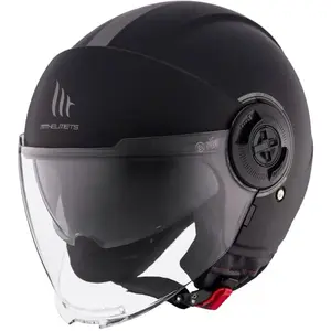 MT Helmets Otevřená přilba na motorku Viale SV S černá matná - XS: 53-54 cm obraz