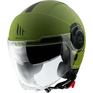 MT Helmets Otevřená přilba na motorku Viale SV S zelená matná - XS: 53-54 cm obraz