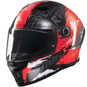 MT Helmets Stinger 2 Ardent černo-červená i - 2XS 51-52 cm obraz