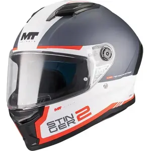 MT Helmets Stinger 2 Core A5 matná modro-bílo-červená - S - 55-56 cm obraz
