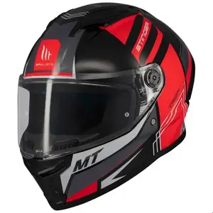 MT Helmets Stinger 2 Tron černo-červeno-šedá - S - 55-56 cm obraz
