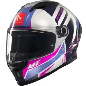 MT Helmets Stinger 2 Tron šedo-fialovo-růžová - XS - 53-54 cm obraz