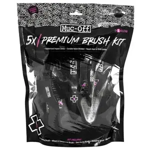Muc-off 5 Brush Set černá sada kartáčů na čištění kol obraz