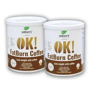 Natures Finest 2x OK! Fat Burn Coffee 150g obraz