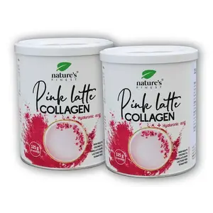 Natures Finest 2x Pink Latte Collagen Hyaluronic Acid 125g obraz