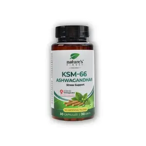 Natures Finest KSM - 66 ashwagandha 60 kapslí obraz