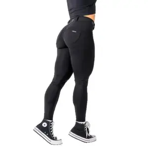 Nebbia Bubble Butt Legíny 2.0 MAXIMUM PUSH-UP 306 - XS - černá obraz