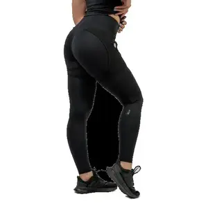 Nebbia Dámské sportovní legíny se síťkou INTENSE Mesh 838 - XS - černá obraz