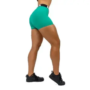Nebbia Fitness šortky s vysokým pasem GLUTE PUMP 240 - XS - zelená obraz