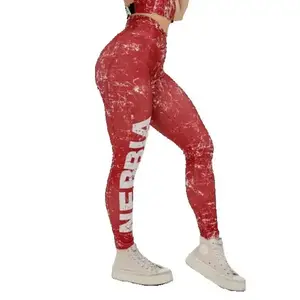 Nebbia Legíny na cvičení ROUGH GIRL 616 - S - červená obraz