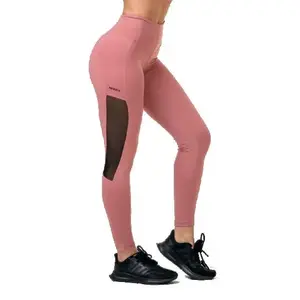 Nebbia Mesh legíny s vysokým pasem 573 - XS - růžová obraz