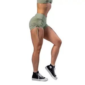 Nebbia Push-up šortky se šněrováním STRONG BEAUTY 429 - XS - zelená obraz