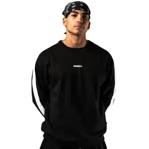 Nebbia Relaxed fit mikina POWER 903 - M - černá obraz