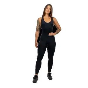 Nebbia Sportovní overal Gym Rat 201 - S - černá obraz