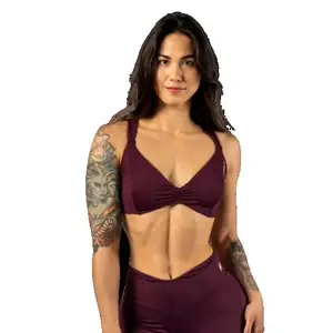 Nebbia Sportovní podprsenka STRONG BEAUTY 424 - XS - červená obraz