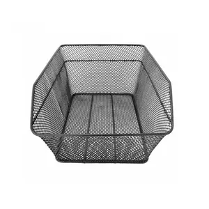 Nexelo 38x29x18cm černý koš na nosič obraz