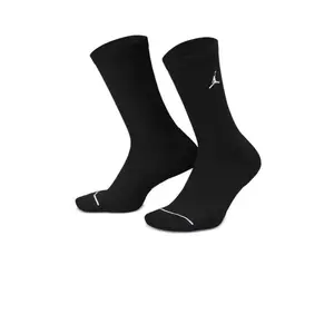 Nike 3 PACK-Jordan Everyday Crew Socks (3 pairs) black/black/black ponožky - Velikost 34/38 obraz