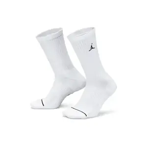 Nike 3 PACK-Jordan Everyday Crew Socks (3 pairs) white/white/white ponožky - Velikost 34/38 obraz