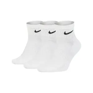 Nike Everyday Cushion Ankle white 3 PACK ponožky - Velikost 34/38 obraz