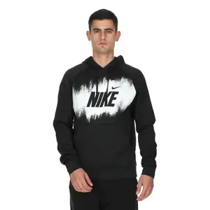 Nike M NK TF FLEECE PO HD GFX BLACK pánská mikina - Velikost XXL obraz