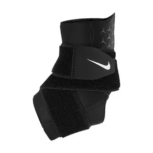 Nike PRO ANKLE SLEEVE WITH STRAP BLACK/WHITE - Velikost S obraz