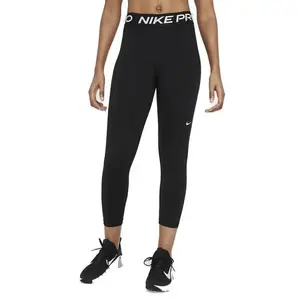Nike Pro W NP 365 TIGHT CROP-Black dámské legíny - Velikost XS obraz