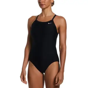 Nike Swim SOLID BLACK-BLACK dámské plavky - Velikost 38 obraz