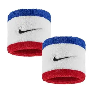 Nike SWOOSH CLASSIC WRISTBANDS 2PK GAME ROYAL/UNIVERSITY RED/BLACK potítka - Velikost UNI obraz