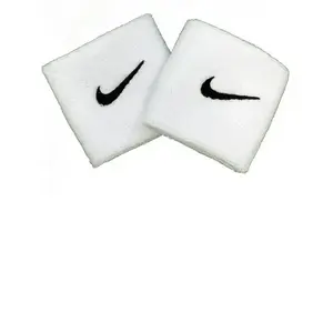 Nike SWOOSH WRISTBANDS WH/BK potítka - Velikost UNI obraz