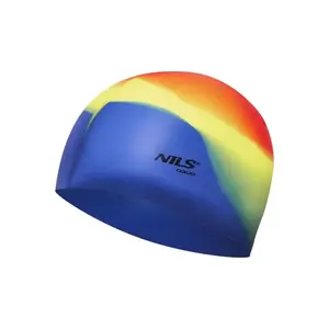 Nils Aqua NQC M04 vícebarevná silikonová koupací čepice obraz