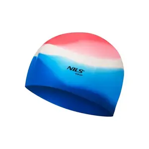 Nils Aqua NQC Multicolor M03 silikonová koupací čepice obraz