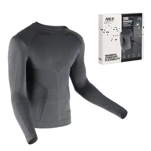 NILS Pánské termo tričko Ragnar BTK0060 šedé - S/M obraz