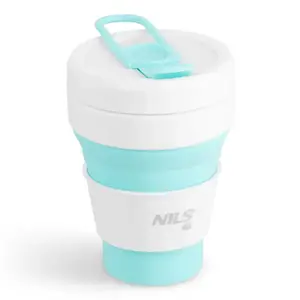 Nils Skládací silikonový hrnek Camp NC4103 355ml mátový obraz