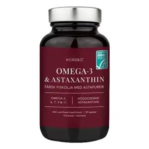 Nordbo Omega 3 Astaxanthin 90 kapslí obraz