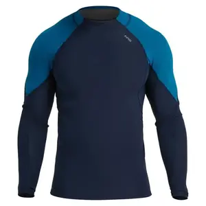 NRS Men’s HydroSkin 0.5 L/S Shirt - model 2025 - S - Navy/Mykonos obraz