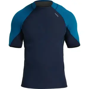 NRS Men’s HydroSkin 0.5 S/S Shirt - model 2025 - S - Navy/Mykonos obraz