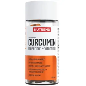 Nutrend Curcumin Bioperine Vitamin D kapsle - 60 tablet obraz