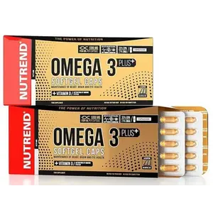 Nutrend Omega 3 Plus Compressed Caps 120 kapslí obraz
