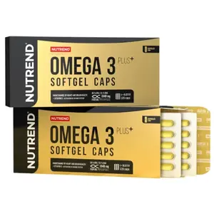 Nutrend Omega 3 Plus rybí olej v měkkých kapslích - 120 tablet obraz