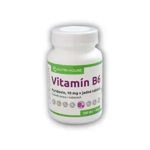 Nutri House Vitamin B6 Pyridoxin 10mg 100 tablet obraz