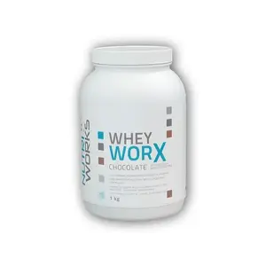 Nutri Works Whey Worx 1000g + Vitamin C 200g - Čokoláda obraz