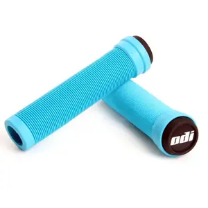 ODI Gripy BMX Longneck Soft 135 mm tyrkysové obraz